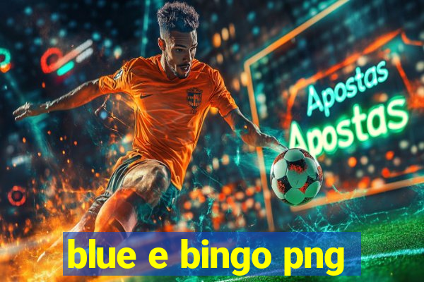 blue e bingo png